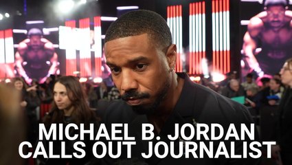 See Michael B. Jordan Call Out Reporter (And Former Classmate) During Interview For Allegedly Calling Him ‘Corny’
