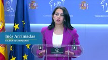 Inés Arrimadas anuncia su abandono de la política