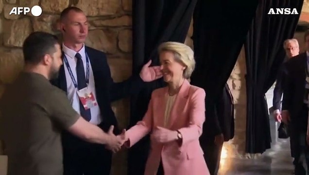 Comunita' politica europea, von der Leyen incontra Zelensky