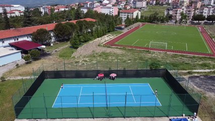 MANİSA - Gençler Türkiye Tenis Şampiyonası Manisa'da başladı