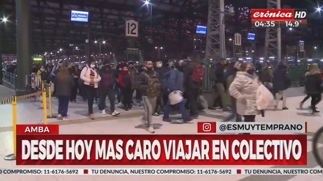Aumentan los colectivos y trenes ¿Cuáles son los nuevos valores?