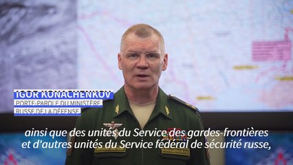 La Russie dit avoir repoussé une attaque ukrainienne contre sa frontière