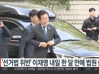 '선거법 위반' 이재명 내일 한 달 만에 법원 출석