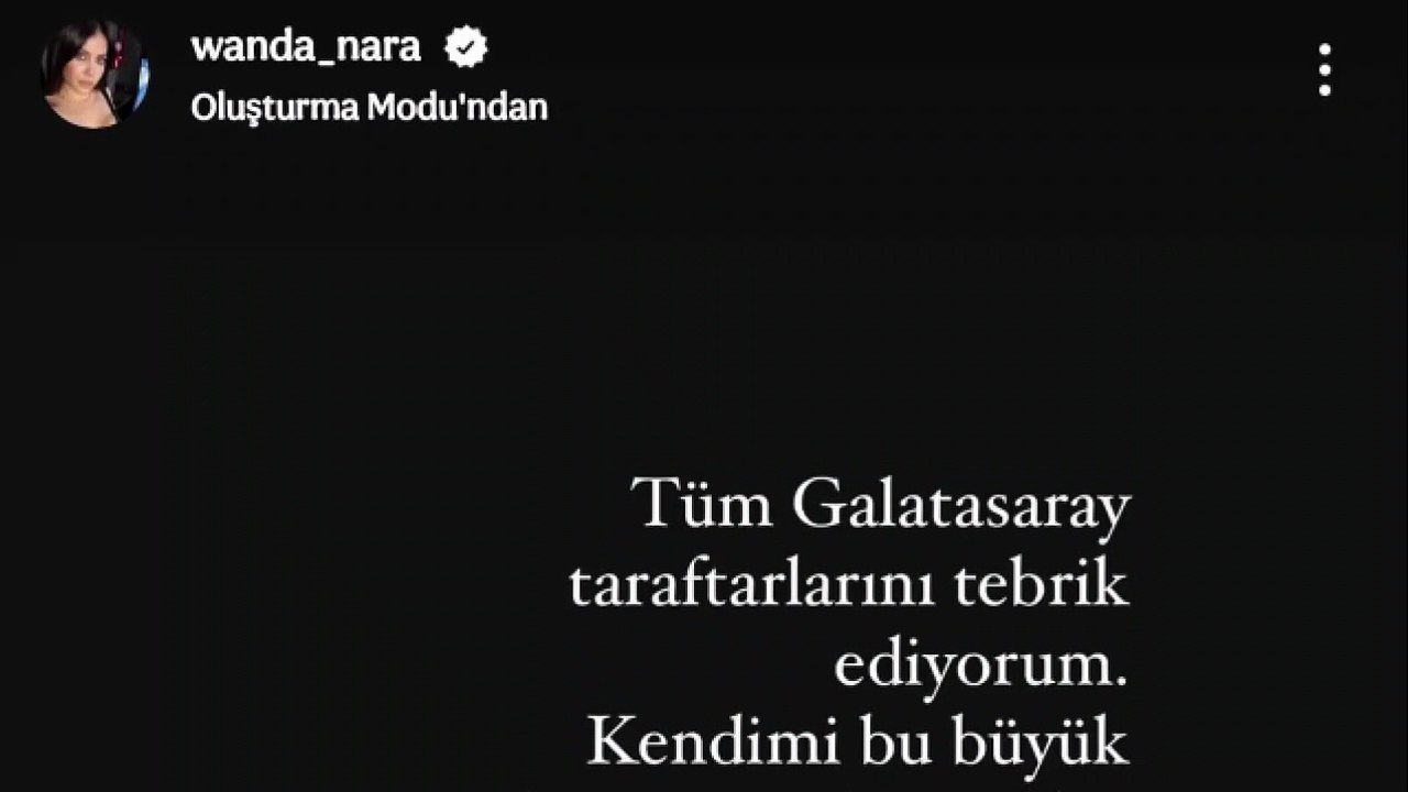 Wanda Nara'nın Icardi paylaşımı Galatasaray taraftarını yerle yeksan etti: Asla unutmayacağız