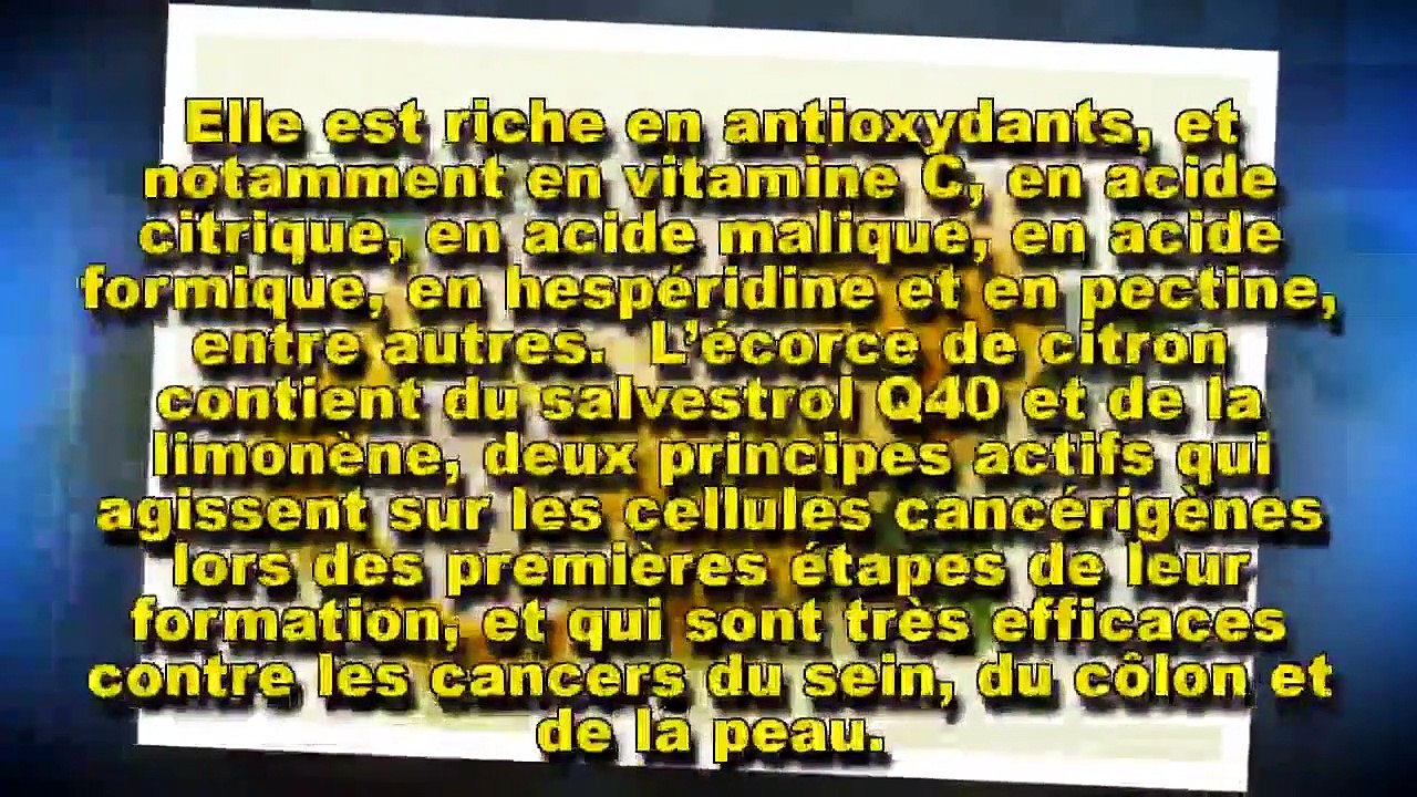 Découvrez le pouvoir curatif du jus d’écorce de citron !