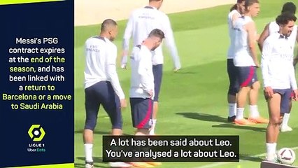 Galtier confirms Messi's PSG departure