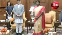 राष्ट्रपति द्रौपदी मुर्मू नेपाल के पीएम 'प्रचंड' का ऐसे किया स्वागत, देखें वीडियो