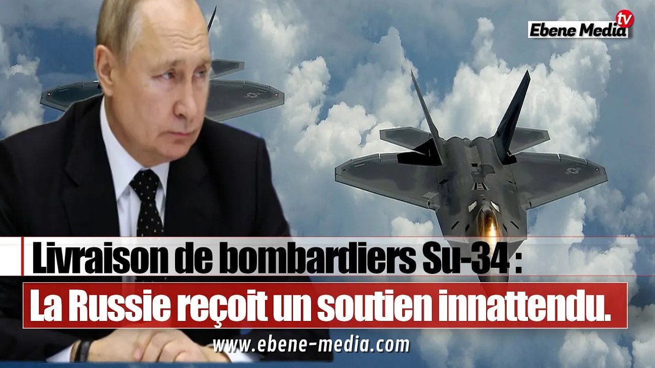 Soutien à Moscou : La Russie reçoit des bombardiers Su-34.