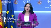 Inés Arrimadas anuncia su retirada de la política