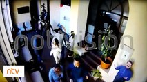 [Video] Así empujaron a la mujer que terminó herida en el Concejo Municipal