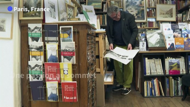 A Paris, la Librairie des Alpes, témoin impuissant du changement climatique