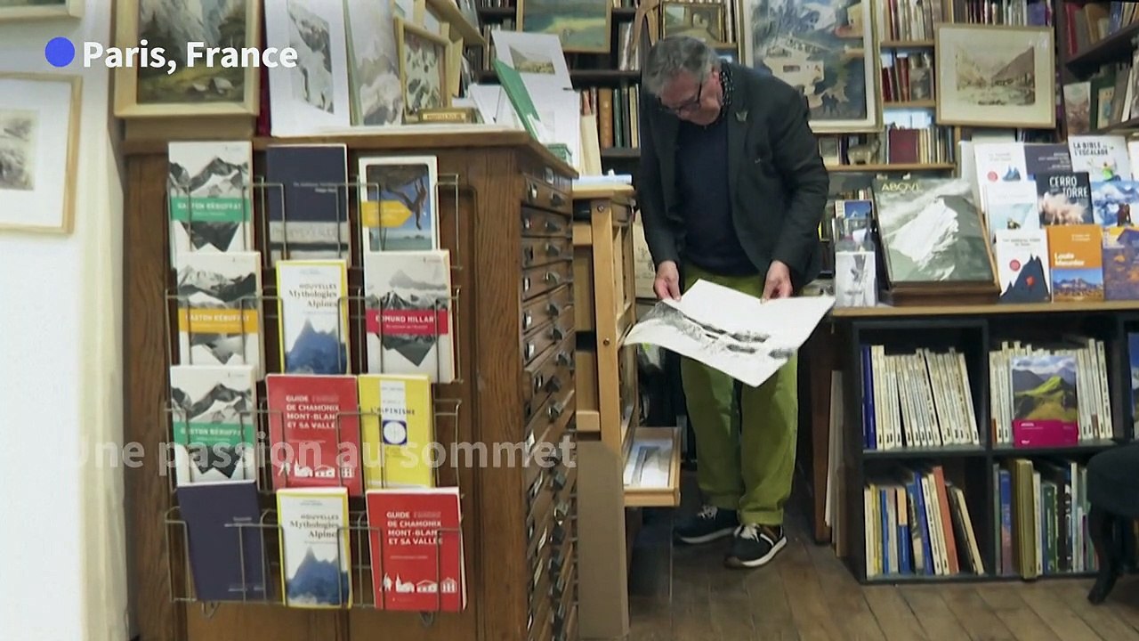 A Paris, la Librairie des Alpes, témoin impuissant du changement climatique