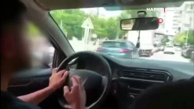 Korsan taksiciye sivil polis şoku: Neye uğradığını şaşırdı