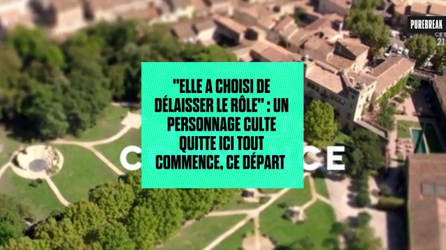 Elle a choisi de délaisser le rôle : un personnage culte quitte Ici tout commence, ce départ causé par l'actrice