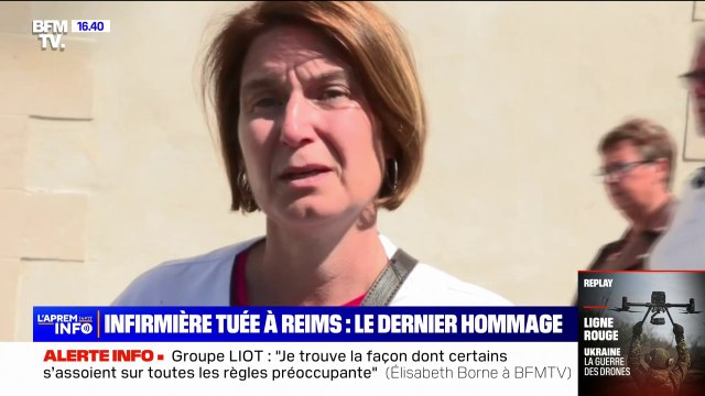 Une cérémonie parfaite, à l'image de Carène , le dernier hommage rendu à l'infirmière tuée à Reims