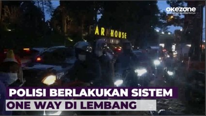 Kawasan Lembang Diserbu Wisatawan, Polisi Berlakukan Sistem One Way