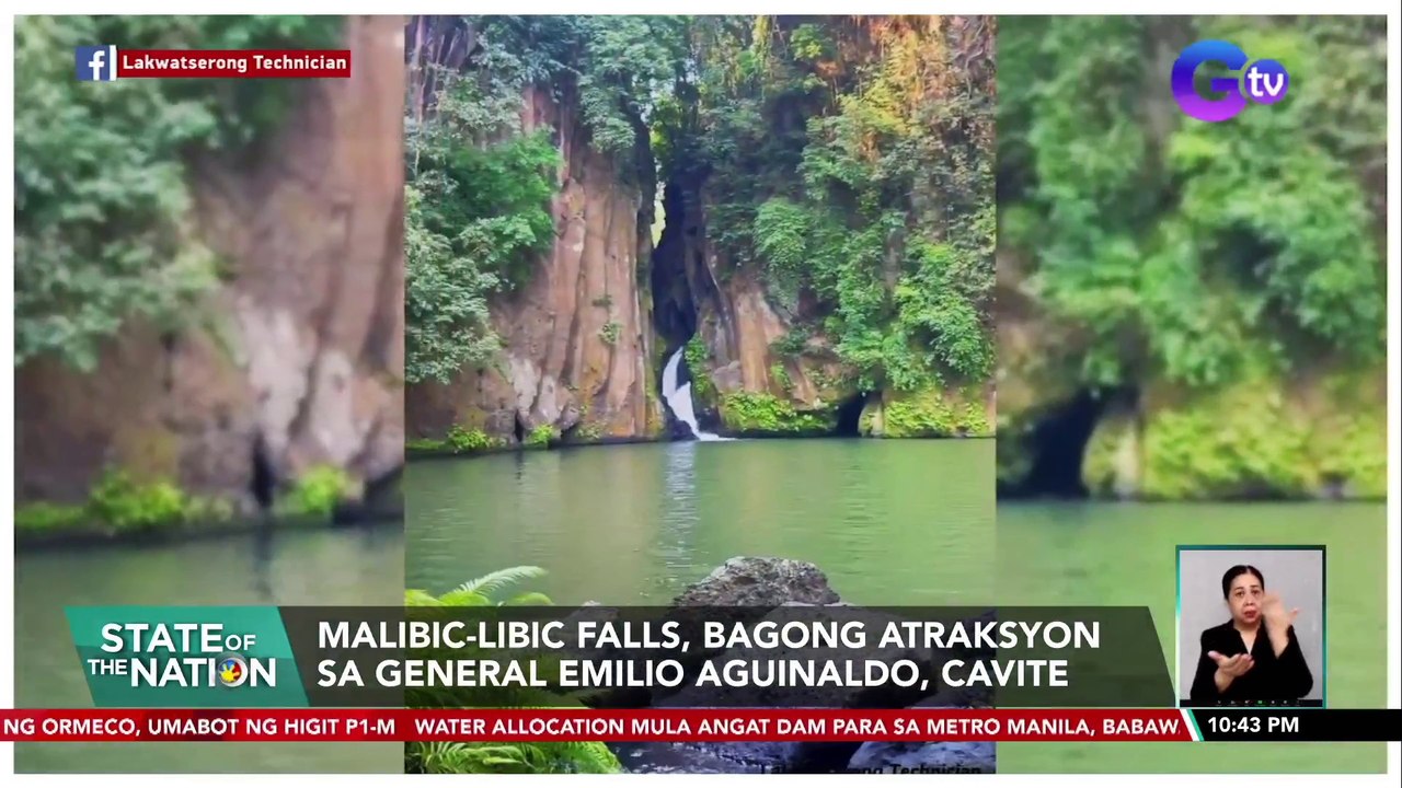 Malibic-libic Falls, bagong atraksyon sa General Emilio Aguinaldo, Cavite | SONA
