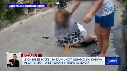2 Chinese nat'l na dumukot umano sa kapwa nila Tsino, arestado; biktima, nasagip | Saksi