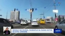 Missile ng Russia, dumaplis sa isang kotse sa Kyiv, Ukraine | Saksi