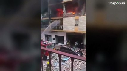 Fallece una persona en la explosión de una vivienda en Badajoz