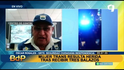 Independencia: Mujer trans resulta herida tras recibir tres balazos de presuntos sicarios