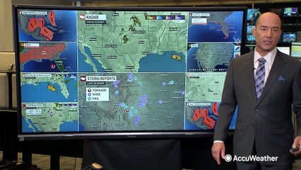 Pockets of severe weather target the Plains