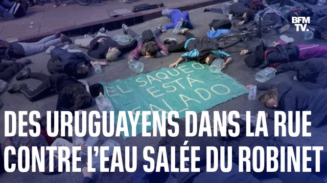 Sécheresse: les Uruguayens manifestent contre l'eau salée du robinet