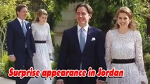 Princess Beatrice and her husband appeared unannounced at the wedding of the Crown Prince of Jordan