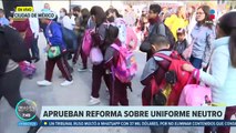 Aprueban reforma sobre uniforme neutro