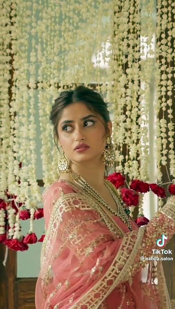 Sajal ali bridal dress
