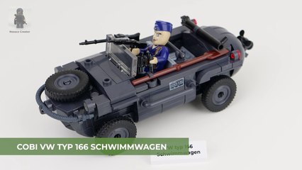COBI World War II | 2403 --- VW Typ 166 Schwimmwagen --- unboxing and pure build --- part 2