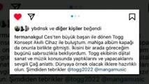 Ferman Akgül, le soliste du groupe de mangas, a poursuivi les artistes qui ont critiqué la pose TOGG
