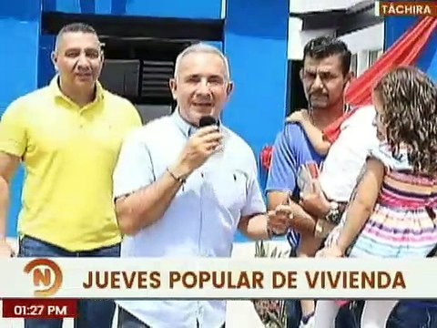 GMVV entrega 20 viviendas dignas a familias en el Urbanismo La Llovizna del estado Táchira