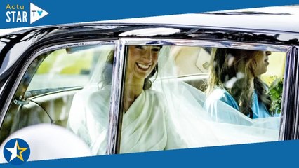 Mariage du prince Hussein de Jordanie et Rajwa : la mariée divine dans une robe chic aux codes vesti