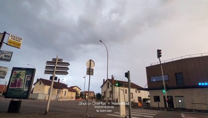 Orage du 19 Juillet 2022 à Tarbes ( foudre proche )