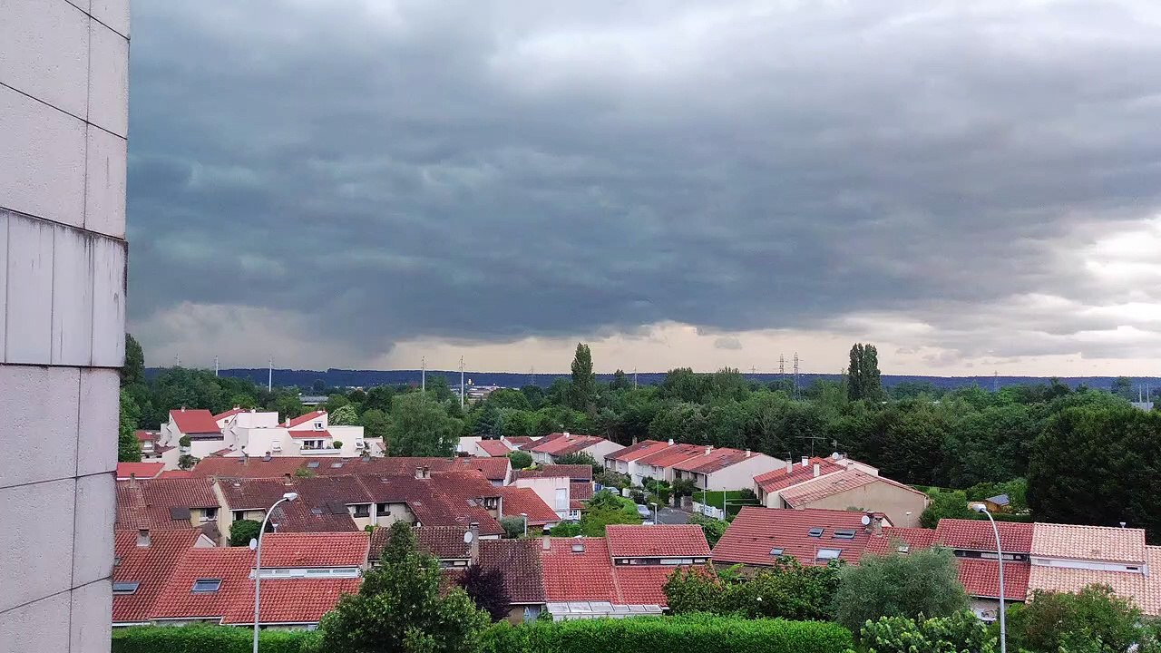 Orage avec grêle sur Tarbes le 21 Juin 2021