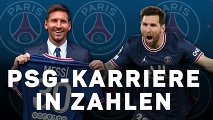 Lionel Messi - PSG-Karriere in Zahlen