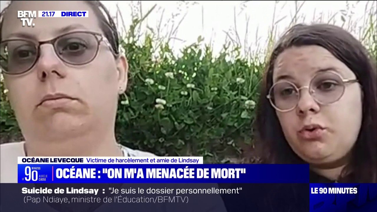 Suicide de Lindsay: "Je vais en cours avec la boule au ventre", témoigne Océane, amie de Lindsay, également harcelée