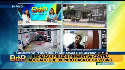 Pamela Acosta sobre liberación de Carlos Wiesse: “El hecho de estar alcoholizado no puede minimizar lo que hizo”