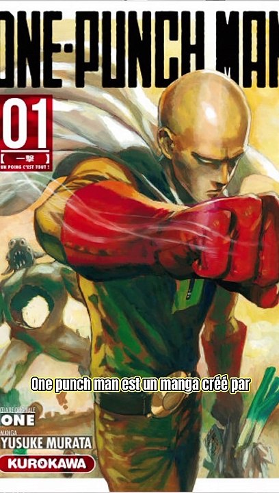 Dans cette vidéo je vous fais découvrir le Manga et Animés One Punch Man