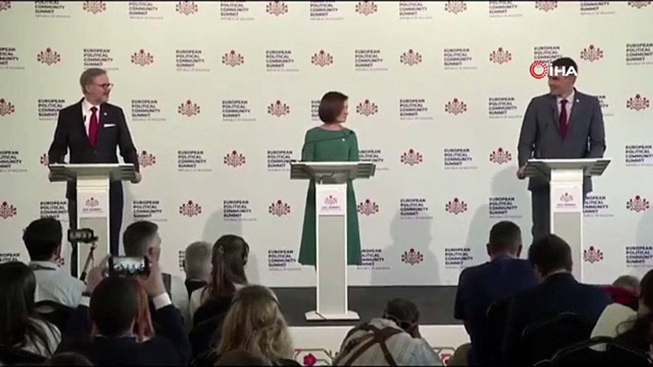 Avrupa Siyasi Topluluğu Zirvesi Sonuçlandı: Moldova Cumhurbaşkanı Sandu, Uluslararası Hukuk İhlallerine Karşı Birlikte Olunduğunu Belirtti