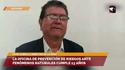 La oficina de prevención de riesgos ante fenómenos naturales cumple 13 años