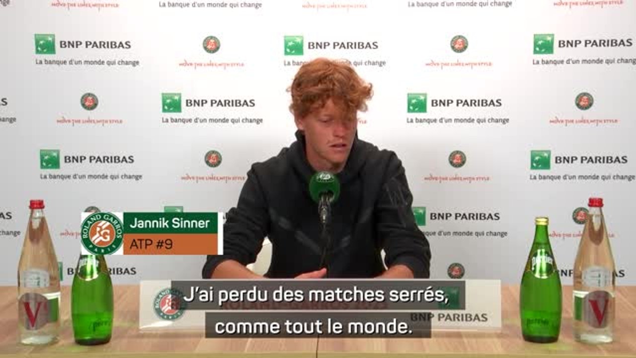 Roland-Garros - Sinner : "Dans ce sport, il faut saisir les opportunités"