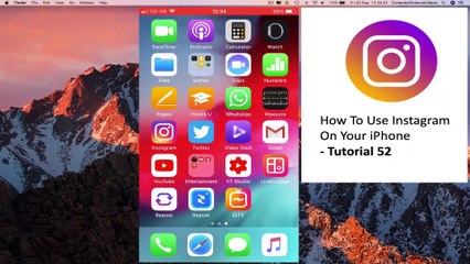 How to USE Instagram on iPhone - Like a Photo on Instagram | Tutorial 52