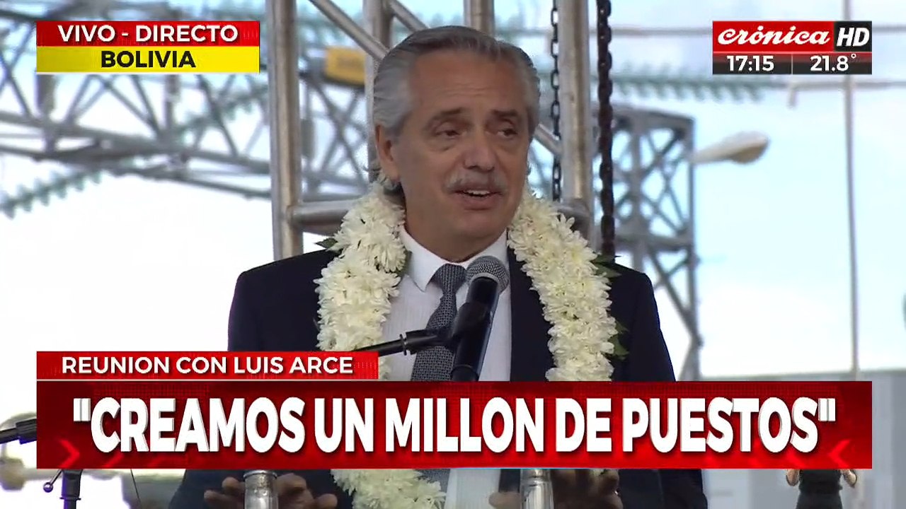 Alberto Fernández sobre Luis Arce: "Cuando hizo falta, encontré la respuesta de un hermano"