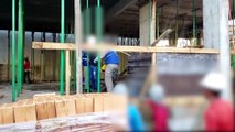 Trabalhador cai de três metros em obra no Centro de Cascavel