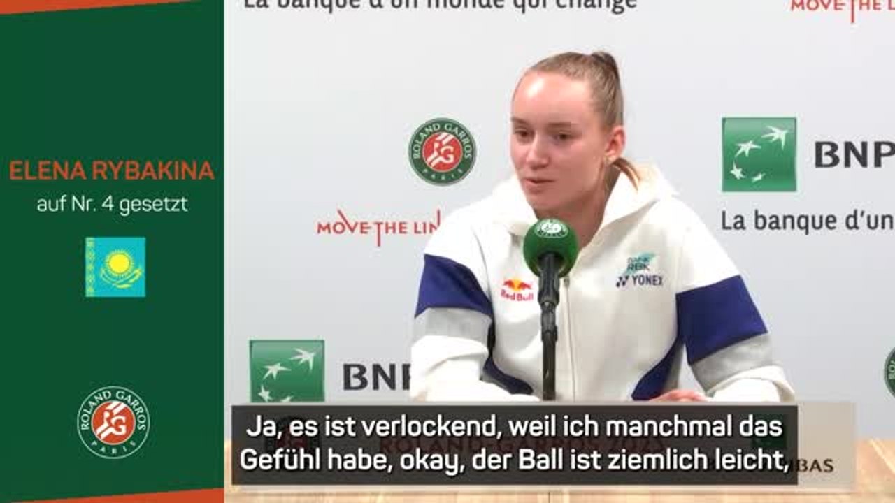 Rybakina: 'In den Momenten brauche ich mehr Geduld'