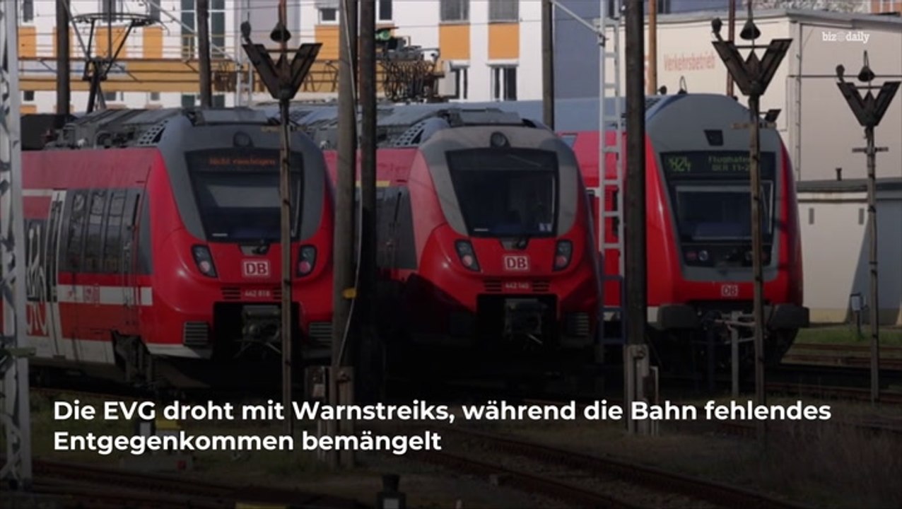 Deutsche Bahn: Nach fehlgeschlagenene Verhandlungen: Plant die EVG wieder Warnstreiks?