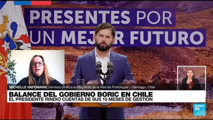 Michelle Hafemann: 'Boric habló de una gran variedad de temas en su segundo balance de gobierno'