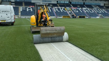 Falkirk FC pitch being replaced